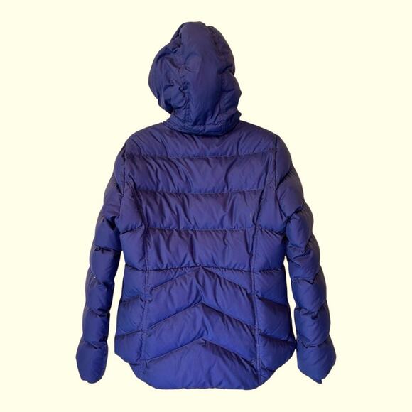 J. Crew down quilted puffed jacket purple. Size L - Picture 2 of 5
